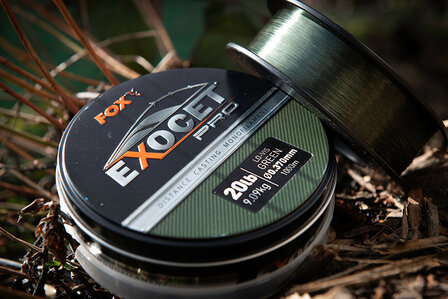 Pro Monofilament Lo-Vis Green X1000M Exocet Fox