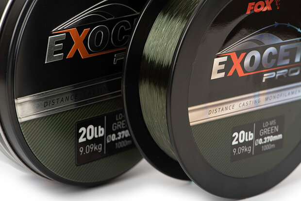 Pro Monofilament Lo-Vis Green X1000M Exocet Fox