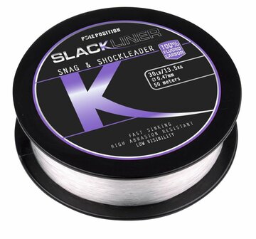 Slackliner Snag &amp; Shock Leader Fluorocarbon 50M Pole Position