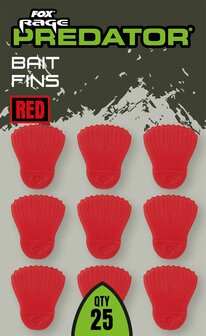 Fox Rage Predator Bait Fins Red