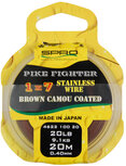 1x7 Pike Fighter Brown Coated Wire SPRO 1x7 Pike Fighter Brown Coated Wire SPRO